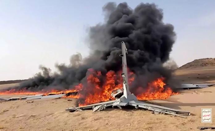 Houthi Tembak Jatuh Drone dari Arab Saudi di Yaman Utara